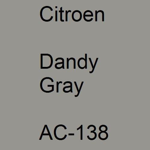 Citroen, Dandy Gray, AC-138.